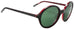Edward Beiner Collection-Lucy-999-50 - Black/ Red Side View. Handmade in Germany. Designer sunglasses available exclusively at Edward Beiner Boutiques.