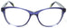 Edward Beiner Collection-Margaret-999-Blue . Front view. Handmade in Germany. Designer eyeglasses available exclusively at Edward Beiner Boutiques.