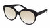 Barton Perreira Marvalette-BLA/GOM-Black . Left side view. Diamond pressed titanium. Designer sunglasses available exclusively at Edward Beiner Boutiques.