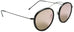 Spektre Metro 2 MR01CFT-Matte Black . Side view. Handmade in Italy in stainless steel. Designer sunglasses available exclusively at Edward Beiner Boutiques.