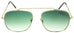 Spektre Montana-MO02DFT-Gold . Front view. Handmade in Italy in stainless steel. Designer sunglasses available exclusively at Edward Beiner Boutiques.
